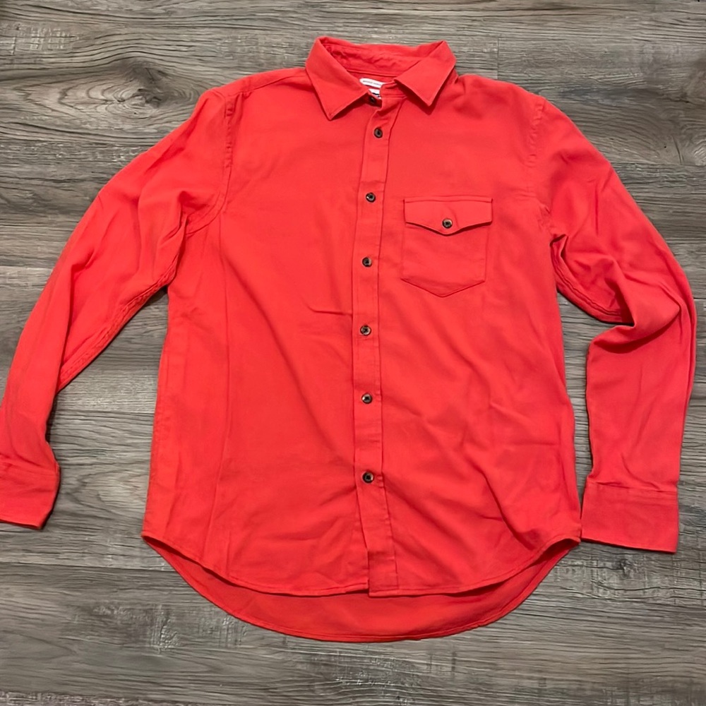 Old Navy Mens small Orange long sleeve